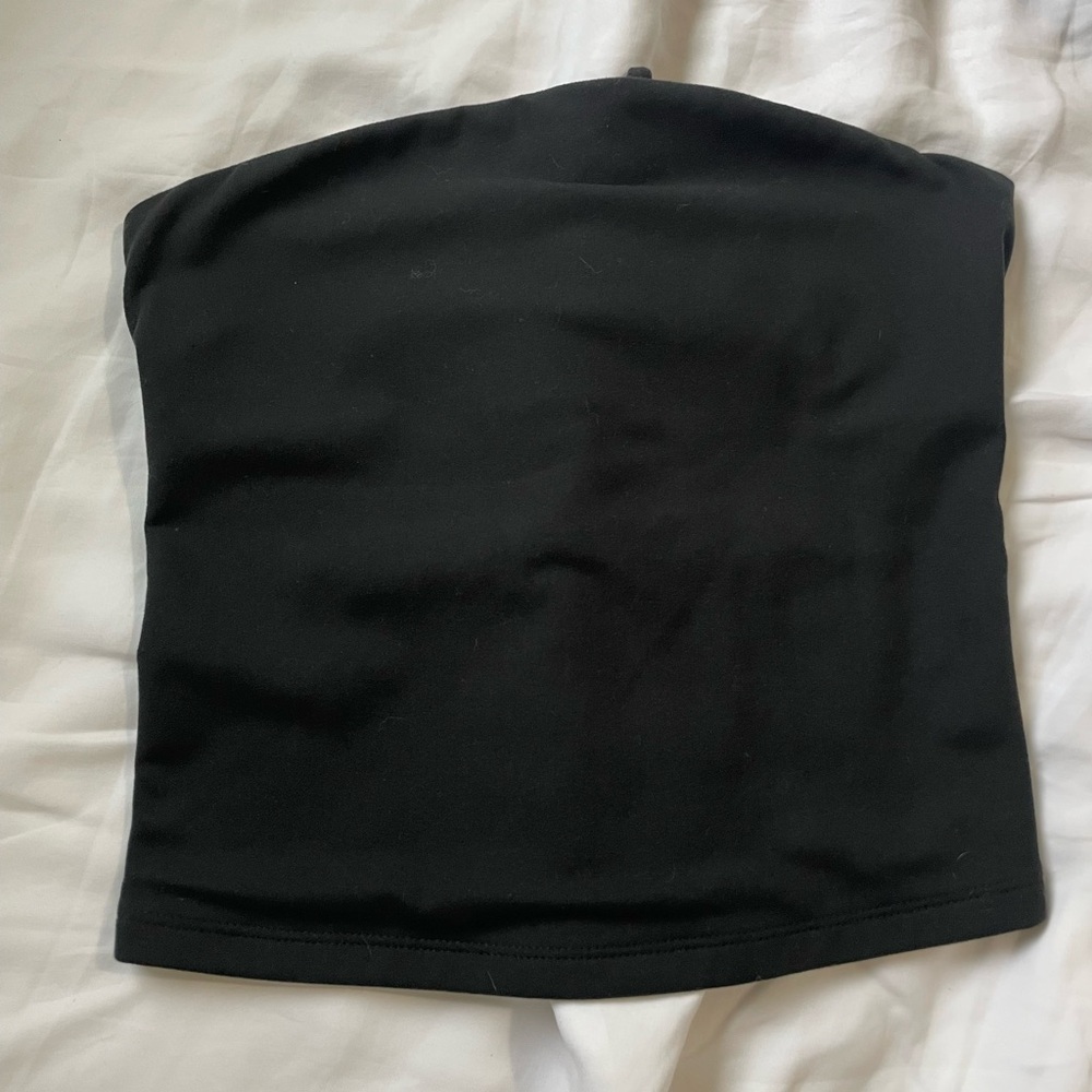 Wild Fable Black Strapless Top